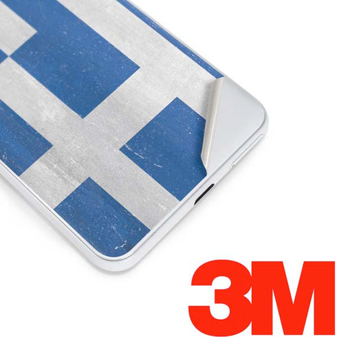 Greece Flag Distressed Google Pixel 3 Skin